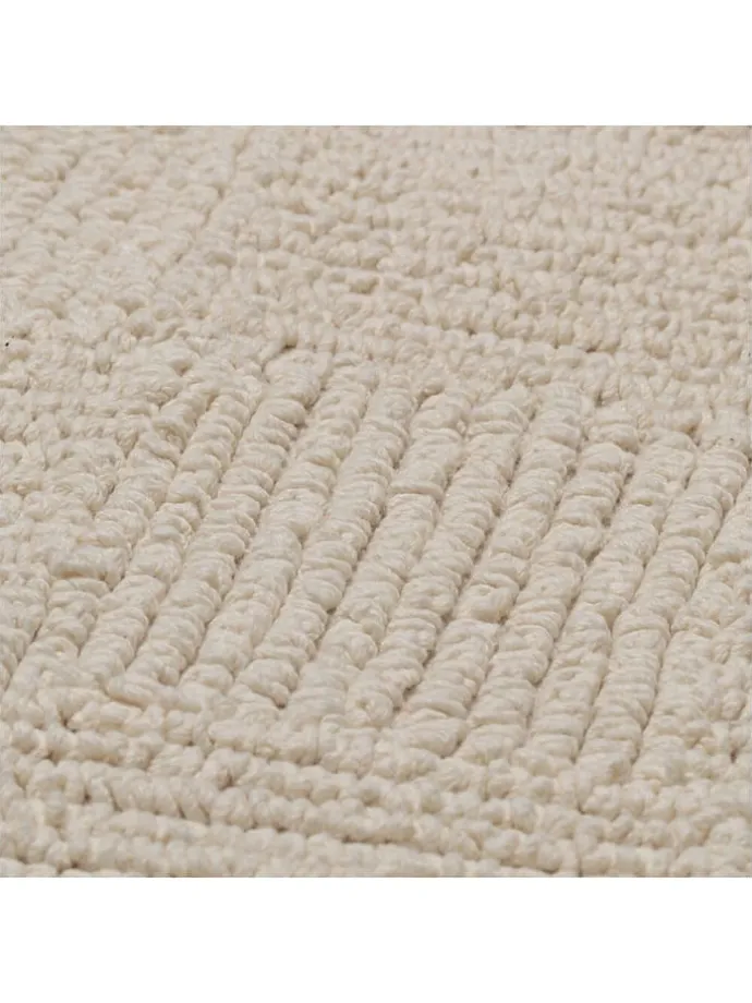 Badvorleger in Creme - (L)60 x (B)60 cm