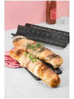 Baguetteform "Inspiration" in Schwarz - (L)40 x (B)20 cm