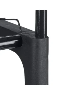 Balkongewächshaus in Schwarz/ Transparent - (B)48 x (H)80 x (T)24,5 cm