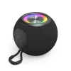 Ball Shape Speaker Bluetooth Lautsprecher, 5 LED in Schwarz