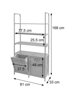 Bambus Badezimmerschrank N83