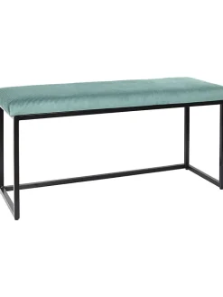 Bank "Giulia" in Petrol - (B)100 x (H)49 x (T)39 cm