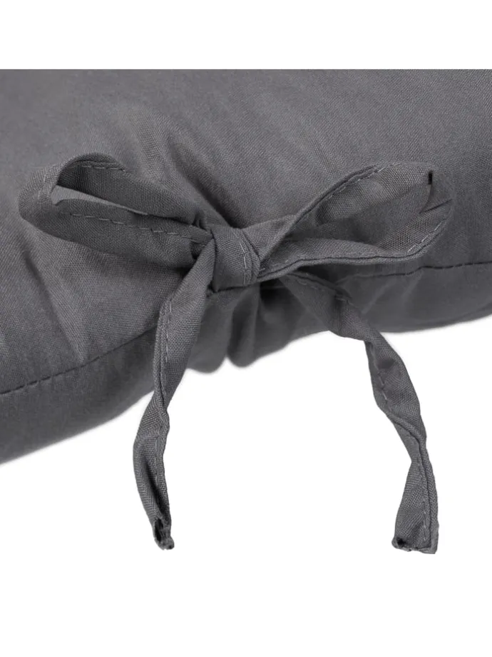 Bankauflage in Grau - (B)180 x (H)7 x (T)50 cm