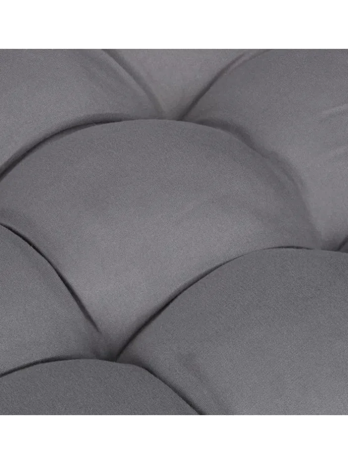 Bankauflage in Grau - (B)180 x (H)7 x (T)50 cm