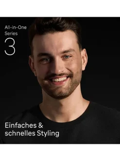 Barttrimmer ''Series 3 All-In-One'' in Schwarz