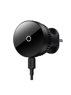 Baseus MagPro Series Autohalterung mit 15-W-Induktionsladegerät in Schwarz