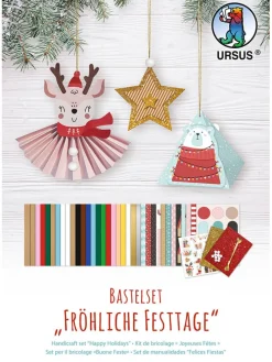Bastelset "Fröhliche Festtage" in Bunt