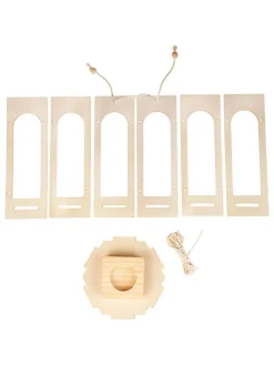 Bastelset "Holzlaterne" in Natur