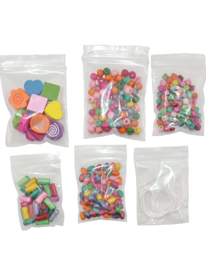 Bastelset "Holzperlen-Armbänder" - ab 6 Jahren