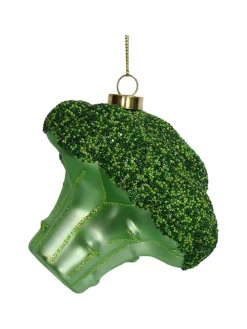 Baumschmuck "Broccoli" in Grün - (H)10 cm