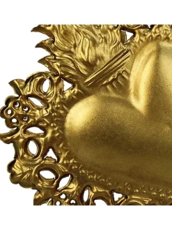 Baumschmuck "Burning Heart" in Gold - (H)13 cm