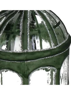 Baumschmuck "Chinese Pavillion" in Grün - (H)13 cm