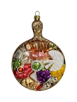 Baumschmuck "Cold Cuts Plate" in Bunt - (H)14,5 cm