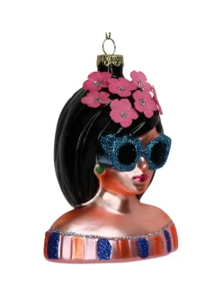 Baumschmuck "Fashion Lady" in Bunt - (H)11,4 cm