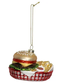 Baumschmuck "Hamburger Fries" in Bunt - (B)10 cm