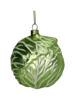 Baumschmuck "Iceberg Salad" in Grün - Ø 9 cm