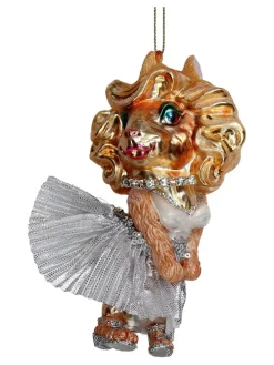 Baumschmuck "Lady Dog" in Gold - (H)13 cm