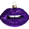 Baumschmuck "Lips" in Lila - (B)9 cm