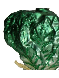 Baumschmuck "Raddish" in Grün/ Weiß - (H)12 cm