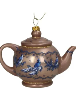 Baumschmuck "Teapot Glass" in Rosa - (H)11,4 cm