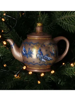 Baumschmuck "Teapot Glass" in Rosa - (H)11,4 cm