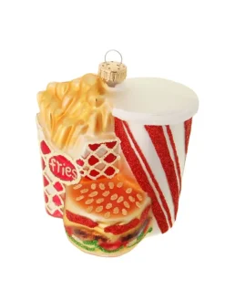 Baumschmuck-Glasornament in Bunt