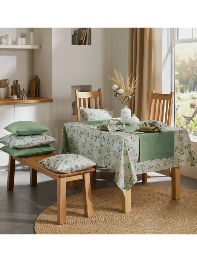Baumwolle Tischdecke in salbei