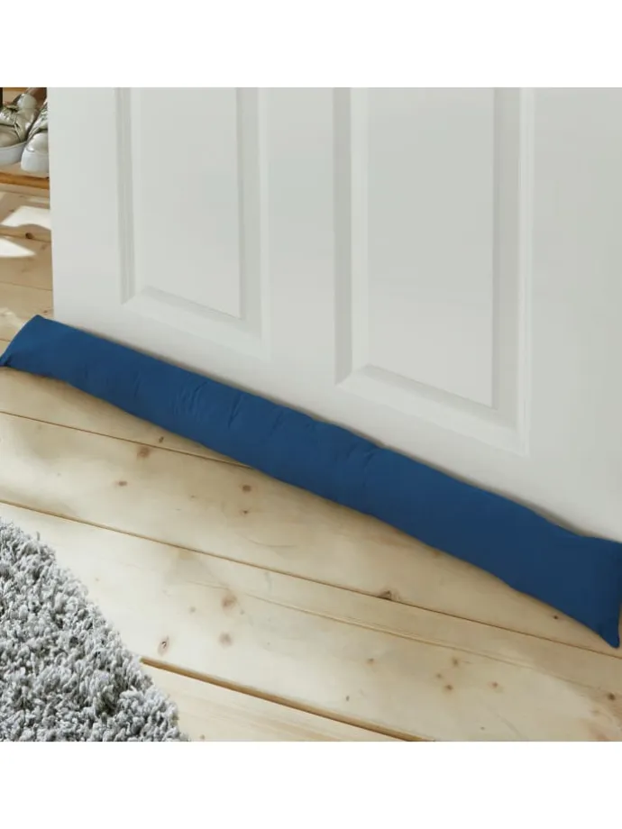 Baumwolle Zugluftstopper Seattle in dunkelblau