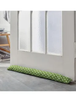 Baumwolle Zugluftstopper Orlando in grün