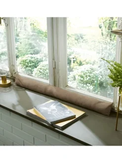 Baumwolle Zugluftstopper Seattle in taupe