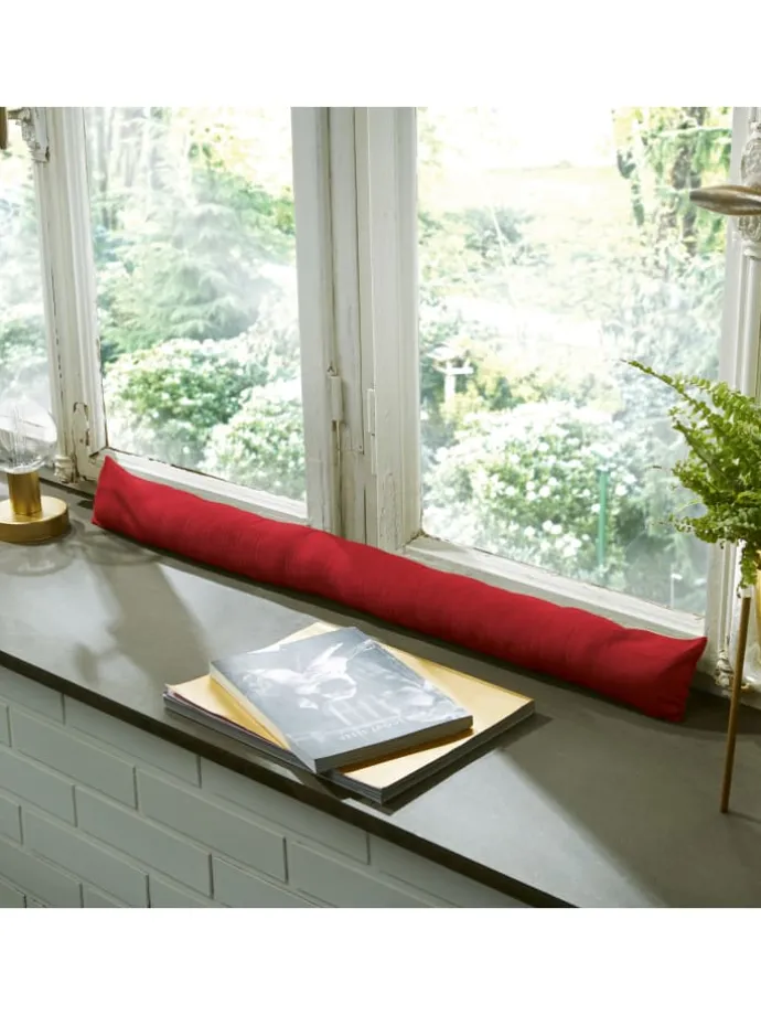 Baumwolle Zugluftstopper Seattle in rot