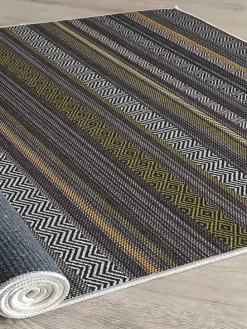 Baumwoll-Teppich in Bunt