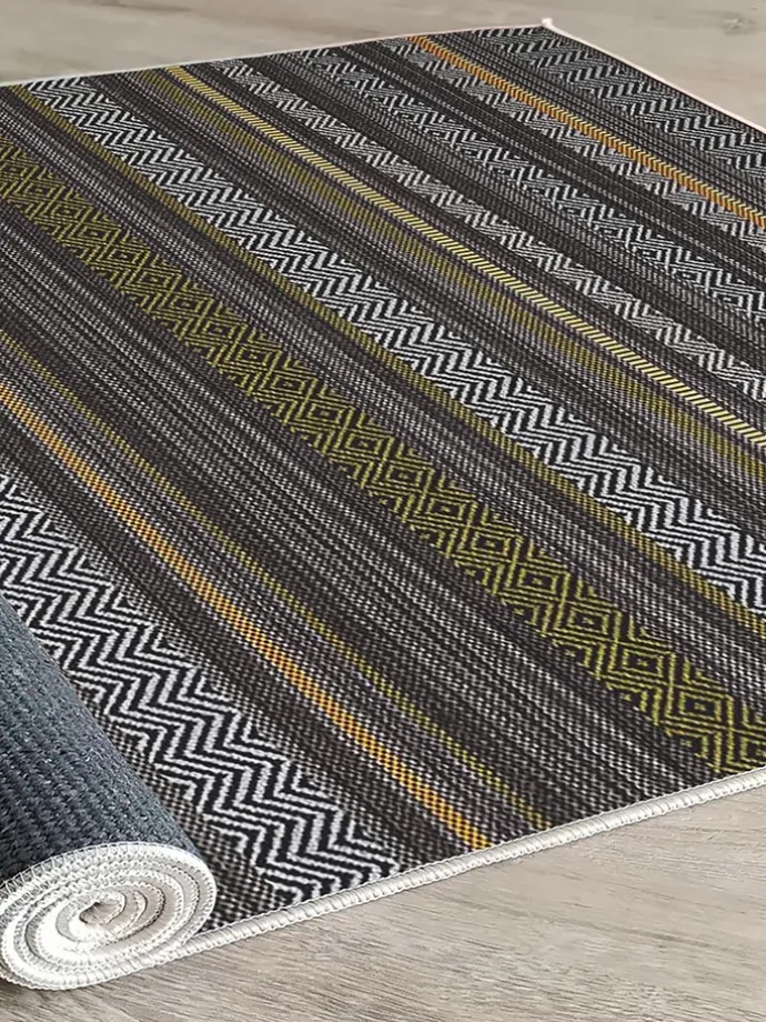 Baumwoll-Teppich in Bunt