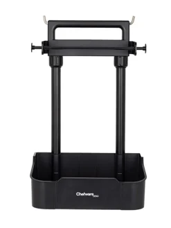 BBQ-Organizer in Schwarz - (B)19 x (H)45 x (T)30,5 cm