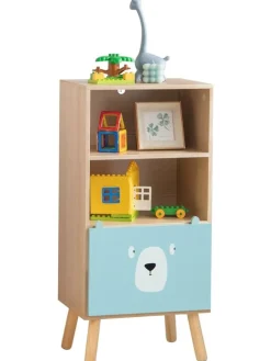 Bücherregal 3 Ebenen in Gelb