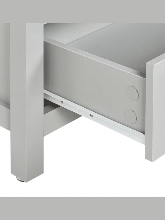 Bücherregal CLIO in Grau/Silber/Braun - (W) 72 x (H) 180 x (L) 35 cm