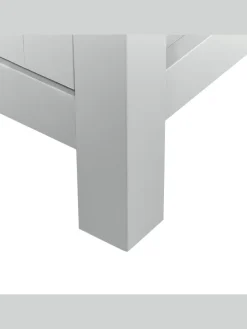 Bücherregal CLIO in Grau/Silber/Braun - (W) 72 x (H) 180 x (L) 35 cm