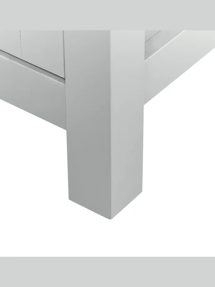 Bücherregal CLIO in Grau/Silber/Braun - (W) 72 x (H) 180 x (L) 35 cm