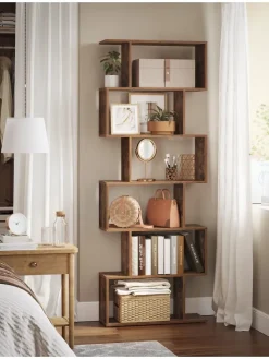 Bücherregal in Braun - (B)70 x (H)191,6 x (T)24 cm