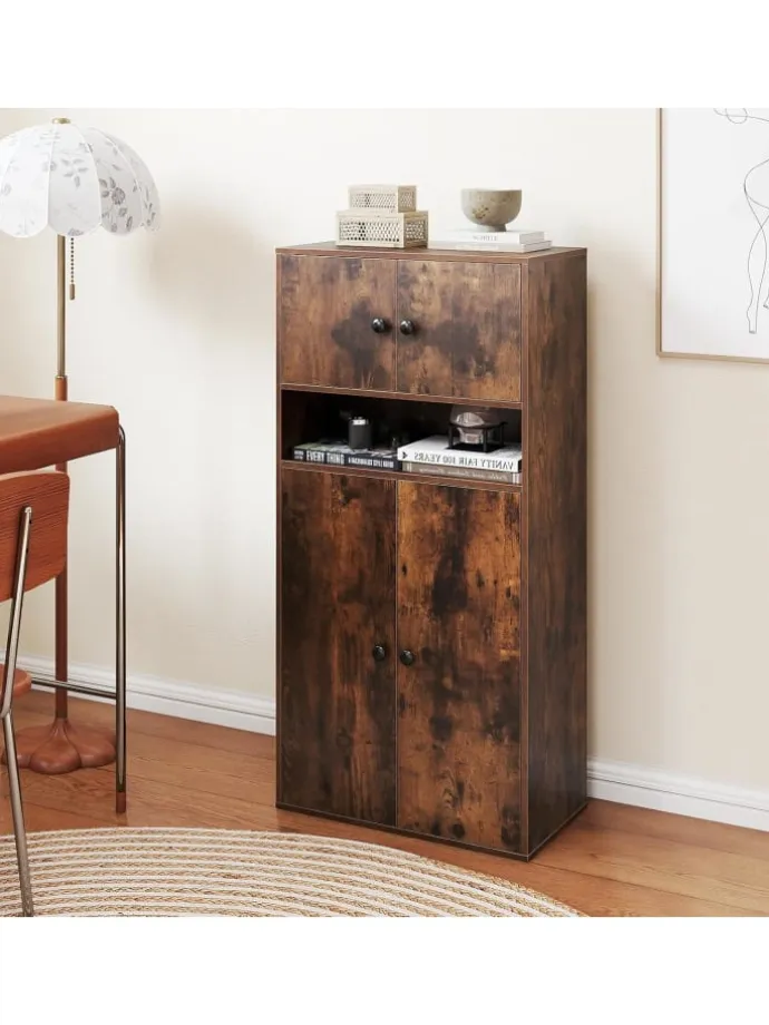 Bücherschrank 54 x 30 x 111 cm in Braun