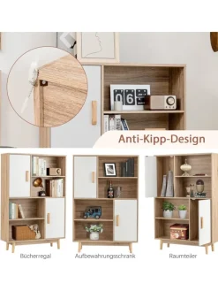 Bücherschrank in Weiß