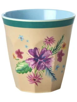 Becher in Beige/ Hellblau - 250 ml