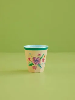 Becher in Beige/ Hellblau - 250 ml