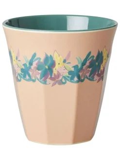 Becher in Beige/ Türkis - 250 ml