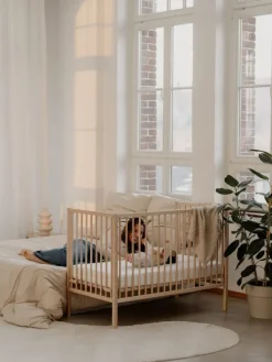 Beistellbett Matratze Cloud Air Rollen & Umbauseite - natur - Dreamy 4 in 1 Bett