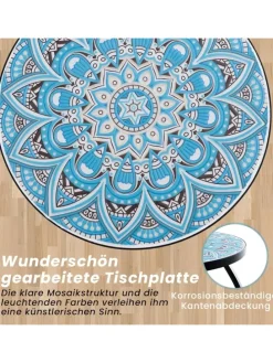 Beistelltisch Blumenhocker 2in1 in Blau