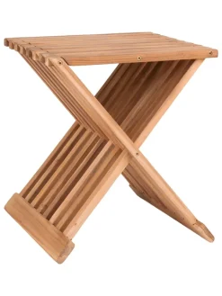 Beistelltisch "Erto" in Hellbraun - (B)40 x (H)45 x (T)35 cm