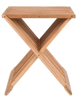 Beistelltisch "Erto" in Hellbraun - (B)40 x (H)45 x (T)35 cm