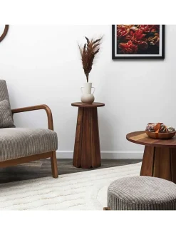 Beistelltisch in Braun - (H)55 x Ø 30 cm