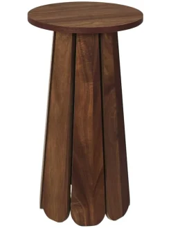 Beistelltisch in Braun - (H)55 x Ø 30 cm